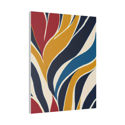Wall Decor - Giclee Poster Art Print - Abstract Multicolor Swirl Line Pattern 78386